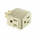 Leviton CUBE ADAPTER IVRY 3OUTLT C23-00692-00I